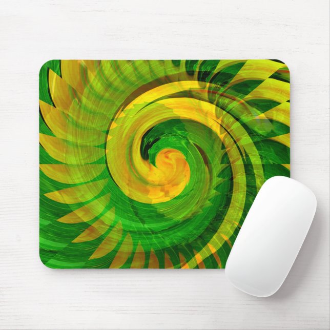 Twirling Bloom..... Mouse Mat (With Mouse)