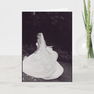 Twirling Bride Card