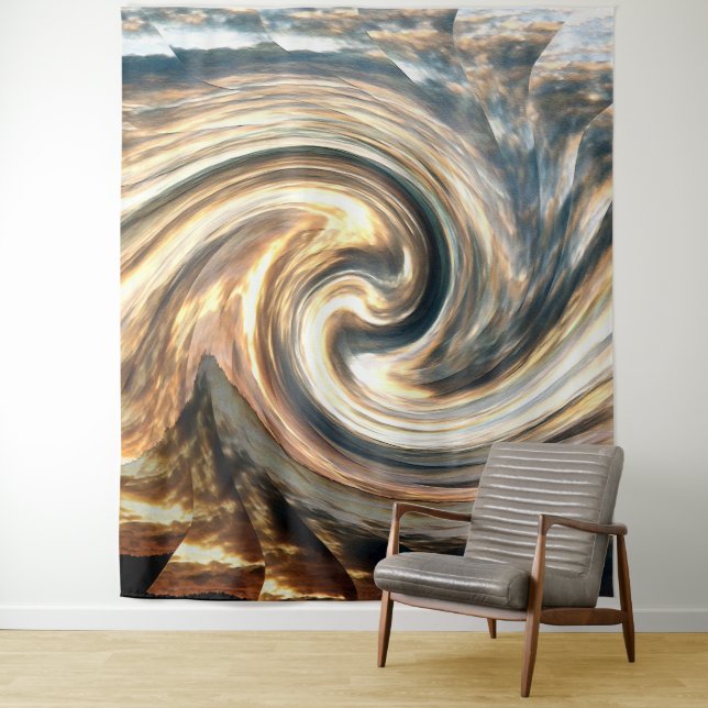 Twirling clouds..... tapestry (In Situ)
