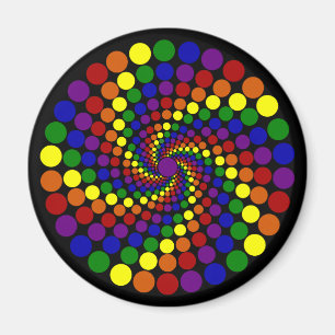 Twirling Colour Wheel Magnet