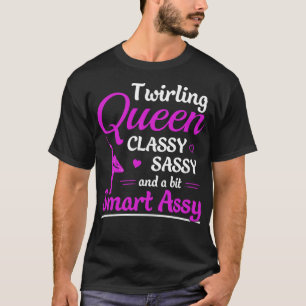 Twirling Funny Baton Twirling Twirl Mojorette T-Shirt