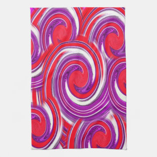 Twirls Tea Towel