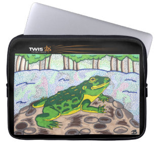 TWIS Goliath Frog Laptop Sleeve