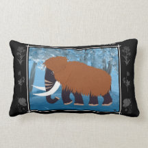 TWIS Lumbar Pillow: Blair's Animal Corner Mammoth