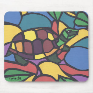 TWIS Mousepad: Blair's Animal Corner Box Turtle Mouse Mat