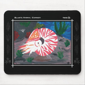 TWIS Mousepad: Blair's Animal Corner Nautilus Mouse Mat