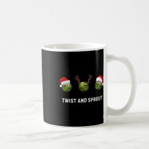 Twist And Sprout Christmas Dad Gift Brussel Sprout Coffee Mug