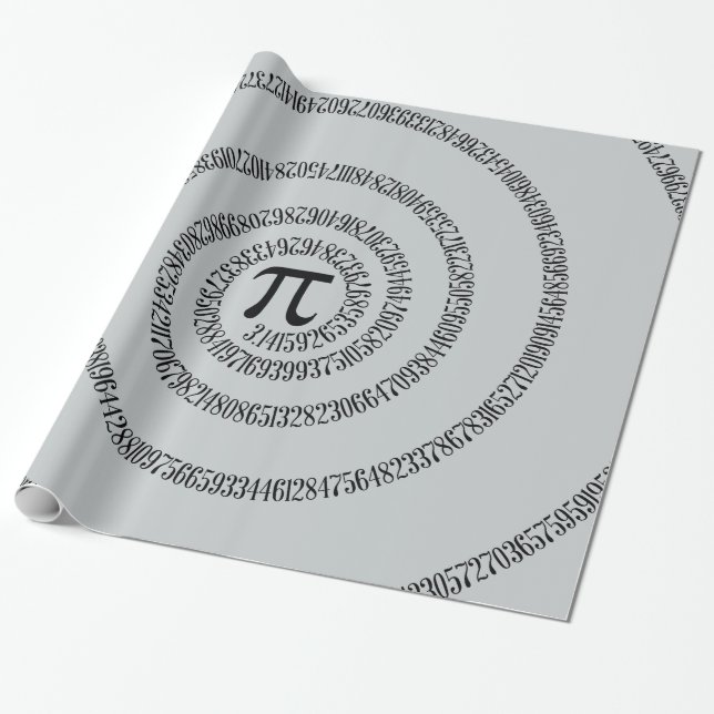Twist for Pi Click Customise to Change Grey Colour Wrapping Paper (Unrolled)