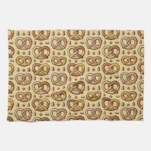 "Twist & Shout: A Pretzel Party" Tea Towel