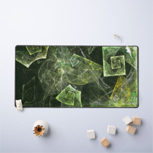 Twisted Balance Abstract Art Desk Mat