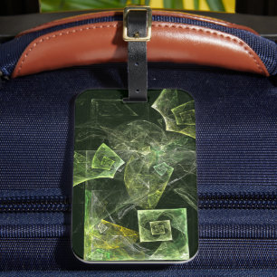 Twisted Balance Abstract Art Luggage Tag