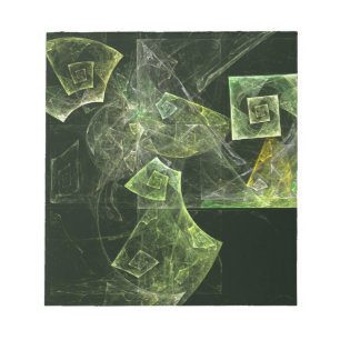 Twisted Balance Abstract Art Notepad