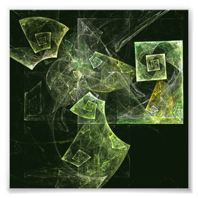 Twisted Balance Abstract Art Photo Print (Front)