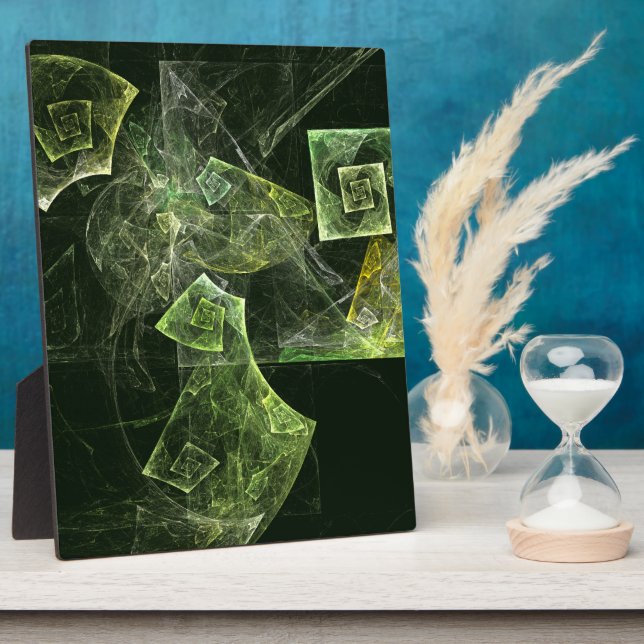 Twisted Balance Abstract Art Plaque (Side)