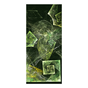 Twisted Balance Abstract Art Rack Card