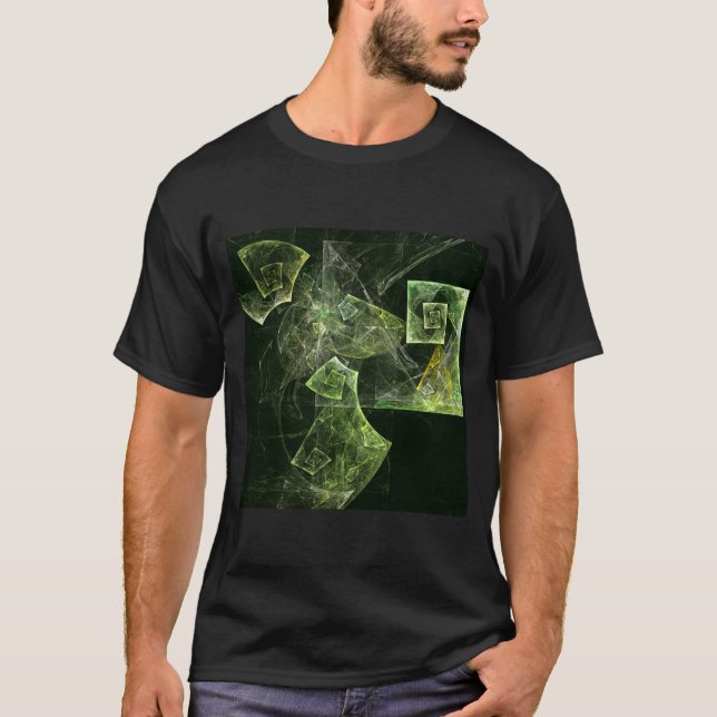 Twisted Balance Abstract Art T-Shirt (Front)