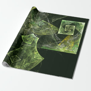Twisted Balance Abstract Art Wrapping Paper