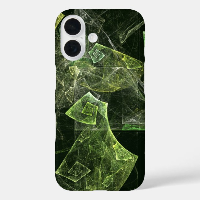 Twisted Balance Fractal Geometry Light Abstract Case-Mate iPhone Case (Back)