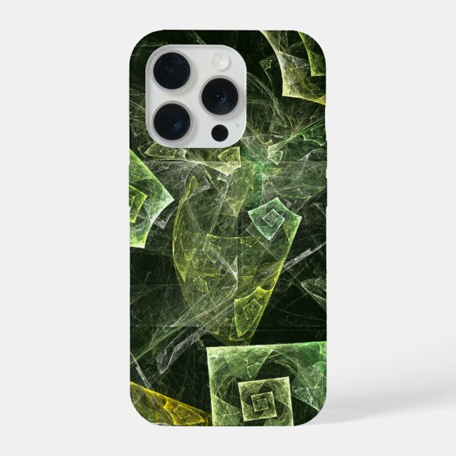 Twisted Balance Fractal Geometry Light Abstract iPhone Case (Back)