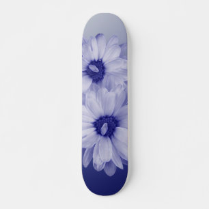 twisted blue petals skateboard