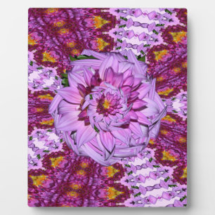 Twisted Dahlia Flower Plaque