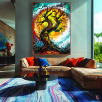 Twisted Enchanted Tree – Gothic Fantasy Art