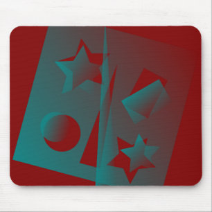 twisted geometry mouse mat