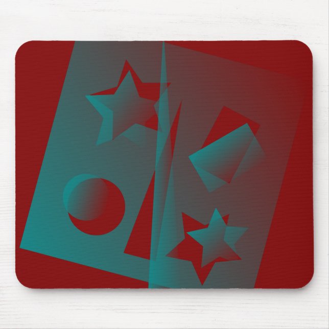 twisted geometry mouse mat (Front)