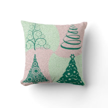 twisted green pink tree Christmas