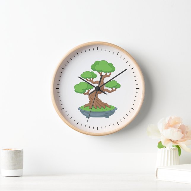 Twisted Japanese Bonsai Tree Clock (Home)