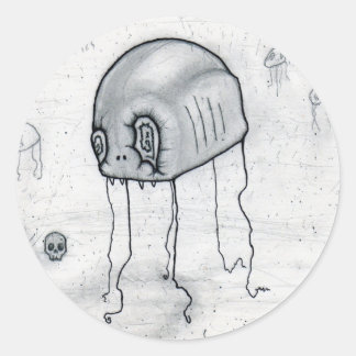 Twisted Jellyfish Stickers x6
