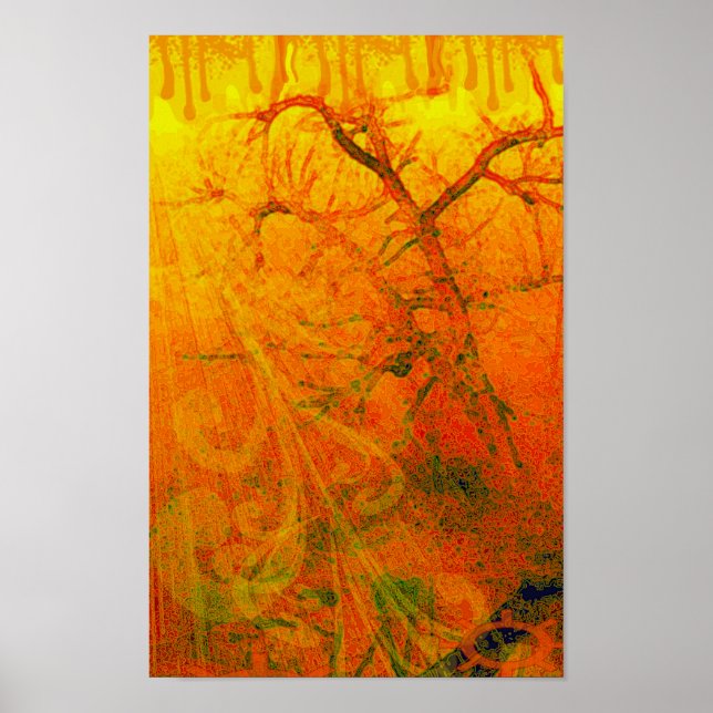 Twisted Oak Swirled - Customised Poster (Front)