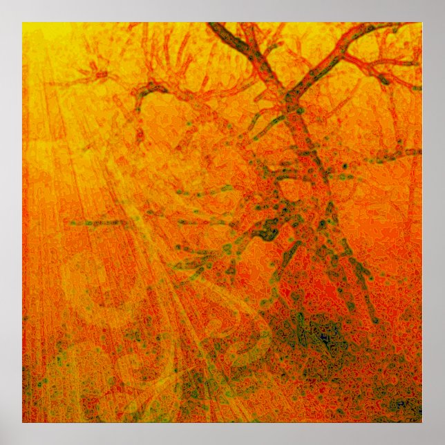 Twisted Oak Swirled - Customised Poster (Front)