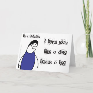 Twisted Peel Quirky Valentines Day Card