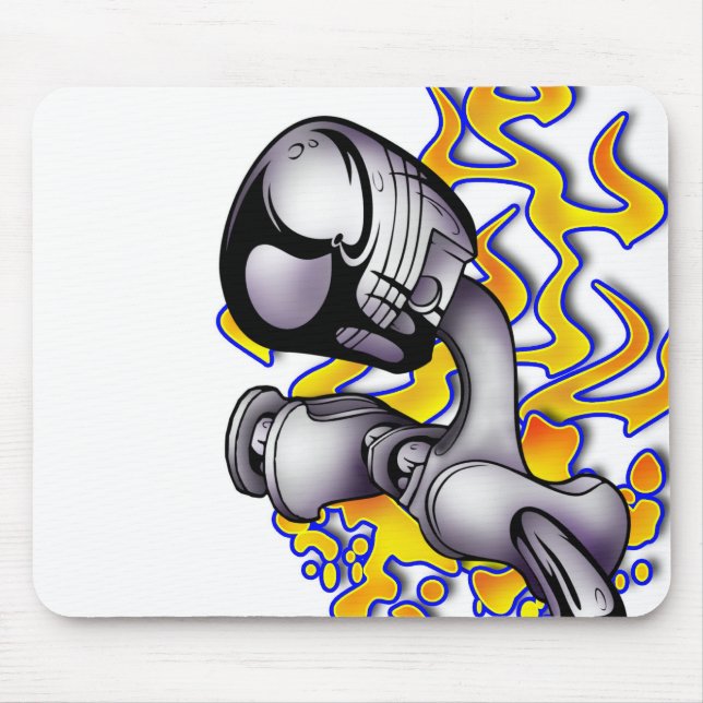Twisted Piston Mouse Mat (Front)
