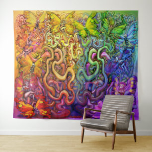 Twisted Rainbow Tapestry