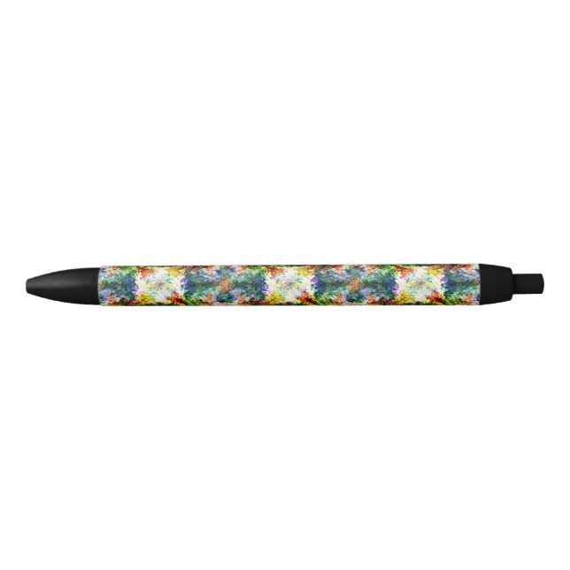 Twisted Rainbow Vapours Black Ink Pen (Front)