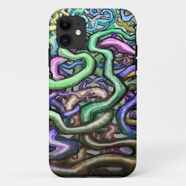 Twisted Rainbow Vines Case-Mate iPhone Case (Back)