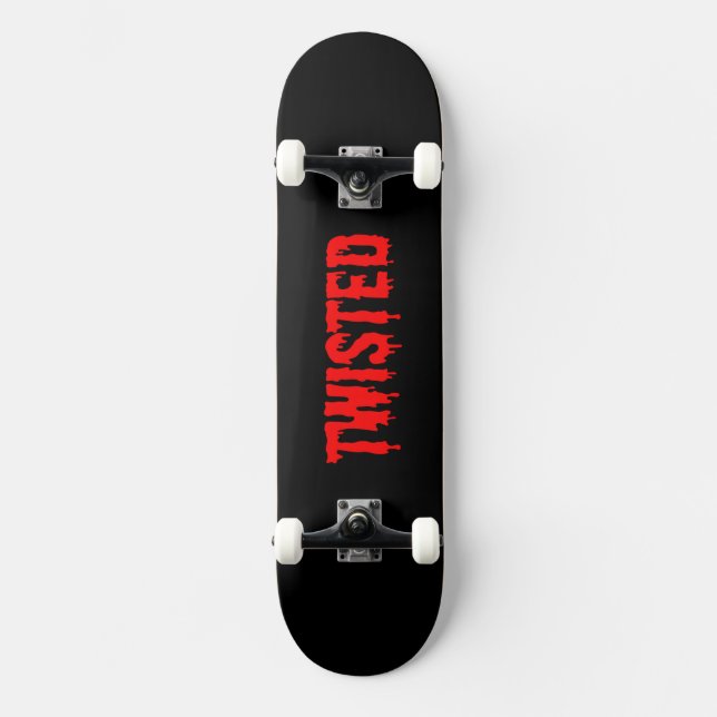 Twisted Skateboard Design (Front)