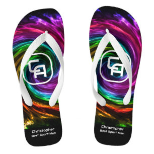 Twisted Smoke Monogram Multicolors Flip Flops