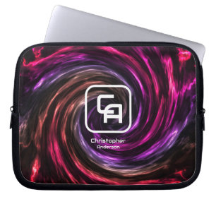 Twisted Smoke Multicolors Electronics Bag