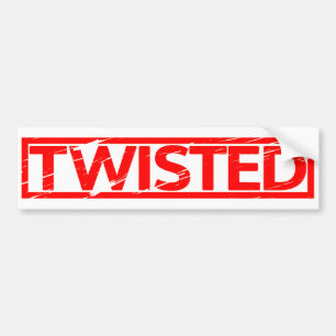 Twisted Stamp Bumper Sticker
