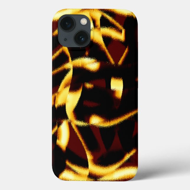 Twisted streaks burnt yellow looks velvety Case-Mate iPhone case (Back)