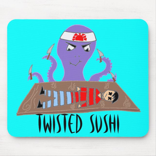 Twisted Sushi Mouse Mat (Front)