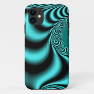 Twisted Teal iPhone 11 Case