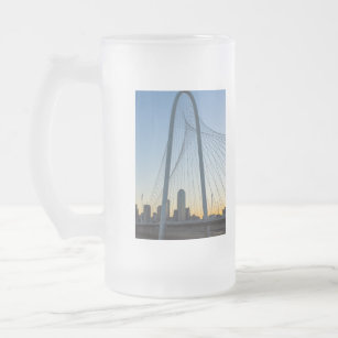 Twisted Texas Dawn Frosted Glass Beer Mug