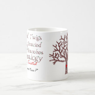 Twisted Twigs On Gnarled Branches Genealogy Mug