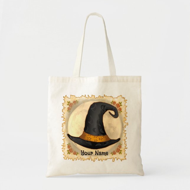 Twisted Witch Hat tote bags, (Front)