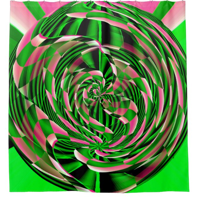Twisted World... Shower Curtain (Front)