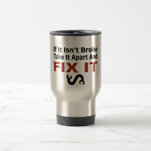 Twisted Wrench - FIX IT Travel Mug